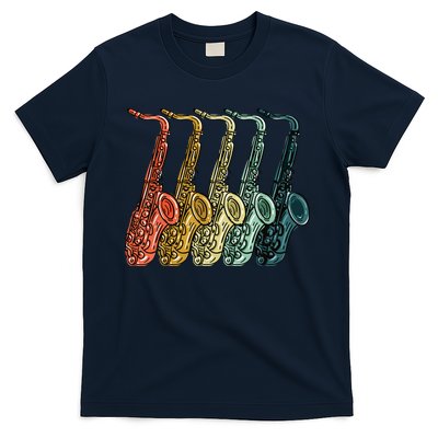 Cool Saxophone For Men Women Vintage Saxophone Player T-Shirt