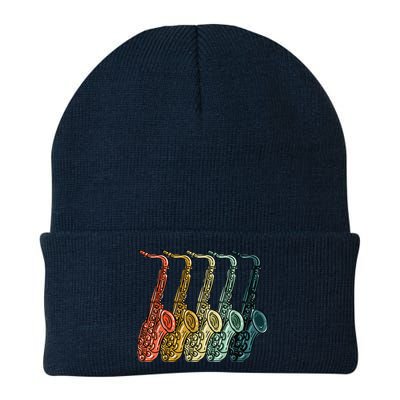 Cool Saxophone For Men Women Vintage Saxophone Player Beanie