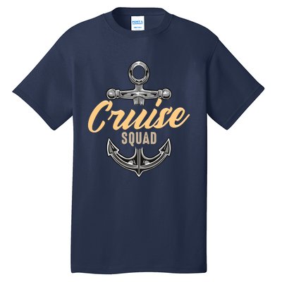 Cruise Squad Funny Cruising Ship Vacation Matching Cute Tall T-Shirt