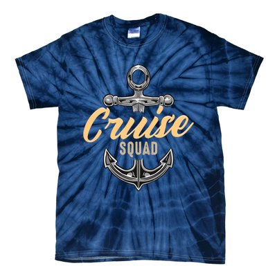 Cruise Squad Funny Cruising Ship Vacation Matching Cute Tie-Dye T-Shirt