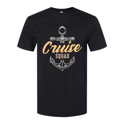 Cruise Squad Funny Cruising Ship Vacation Matching Cute Softstyle CVC T-Shirt