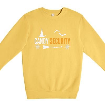 Candy Security | Funny Halloween 2024 Premium Crewneck Sweatshirt