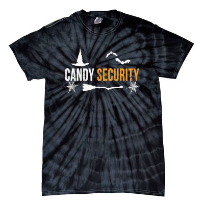 Candy Security | Funny Halloween 2024 Tie-Dye T-Shirt