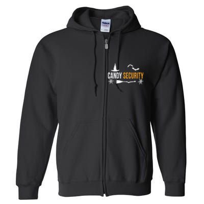 Candy Security | Funny Halloween 2024 Full Zip Hoodie