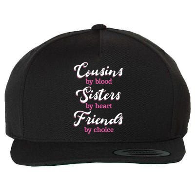 Cousins Sisters Friends Relatives Family Niece Aunt Uncle Gift Wool Snapback Cap