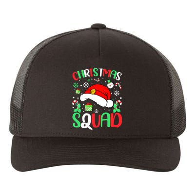 Christmas Squad Family Group Matching Christmas Pajama Party Yupoong Adult 5-Panel Trucker Hat