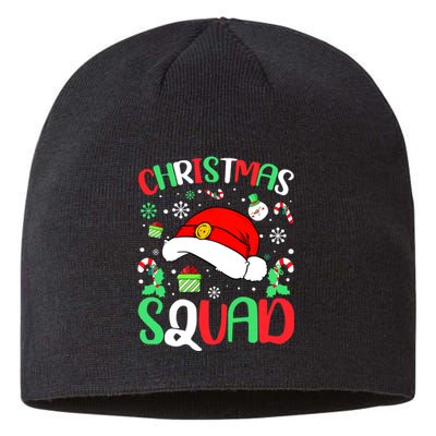 Christmas Squad Family Group Matching Christmas Pajama Party Sustainable Beanie