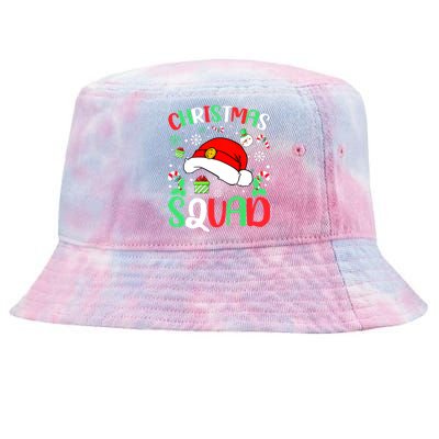 Christmas Squad Family Group Matching Christmas Pajama Party Tie-Dyed Bucket Hat