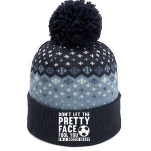 Cool Soccer For Wo Teen Soccer Lover Player Sports The Baniff Cuffed Pom Beanie