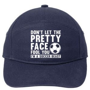 Cool Soccer For Wo Teen Soccer Lover Player Sports 7-Panel Snapback Hat