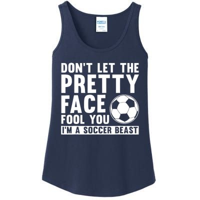 Cool Soccer For Wo Teen Soccer Lover Player Sports Ladies Essential Tank