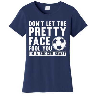 Cool Soccer For Wo Teen Soccer Lover Player Sports Women's T-Shirt