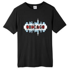 Chicago Skyline Flag City Illinois Souvenir Tall Fusion ChromaSoft Performance T-Shirt