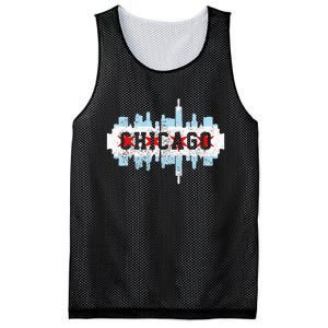 Chicago Skyline Flag City Illinois Souvenir Mesh Reversible Basketball Jersey Tank