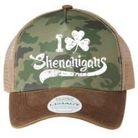 Clover Shenanigans Funny Irish Clover St Saint Patricks Day Legacy Tie Dye Trucker Hat