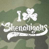 Clover Shenanigans Funny Irish Clover St Saint Patricks Day Legacy Tie Dye Trucker Hat