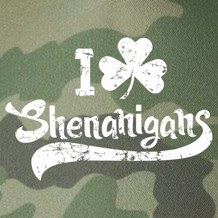 Clover Shenanigans Funny Irish Clover St Saint Patricks Day Legacy Tie Dye Trucker Hat