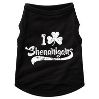 Clover Shenanigans Funny Irish Clover St Saint Patricks Day Doggie Tank