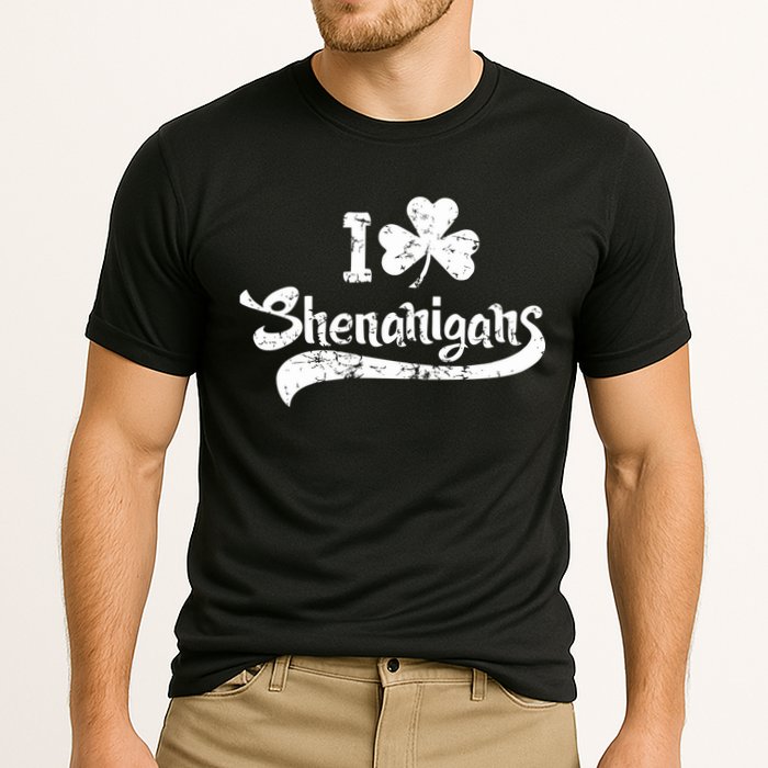 Clover Shenanigans Funny Irish Clover St Saint Patricks Day Performance Shirt