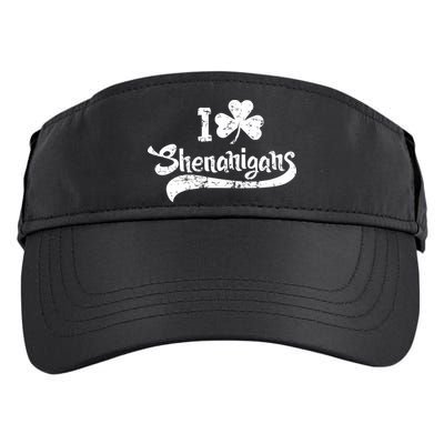 Clover Shenanigans Funny Irish Clover St Saint Patricks Day Adult Drive Performance Visor