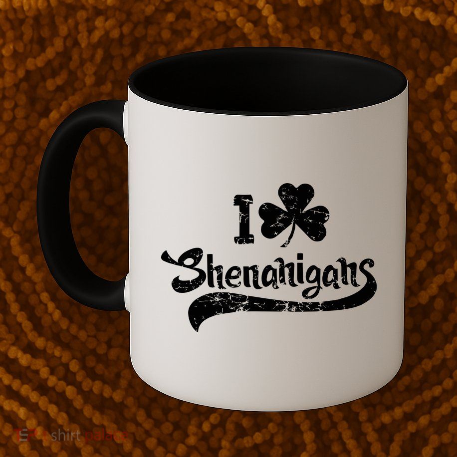 Clover Shenanigans Funny Irish Clover St Saint Patricks Day Mug