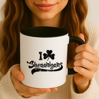 Clover Shenanigans Funny Irish Clover St Saint Patricks Day Mug