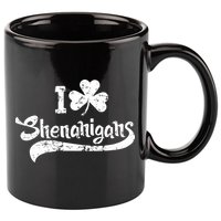 Clover Shenanigans Funny Irish Clover St Saint Patricks Day 11oz C Handle Ceramic Mug