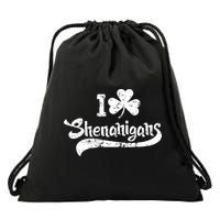 Clover Shenanigans Funny Irish Clover St Saint Patricks Day Drawstring Bag
