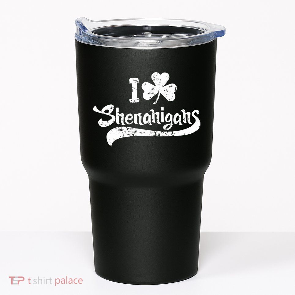 Clover Shenanigans Funny Irish Clover St Saint Patricks Day Tumbler