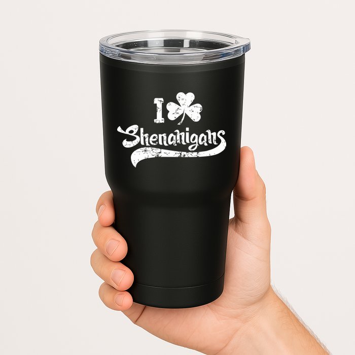Clover Shenanigans Funny Irish Clover St Saint Patricks Day Tumbler