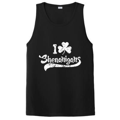Clover Shenanigans Funny Irish Clover St Saint Patricks Day PosiCharge Competitor Tank