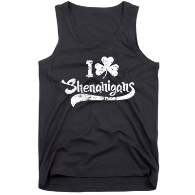 Clover Shenanigans Funny Irish Clover St Saint Patricks Day Tank Top
