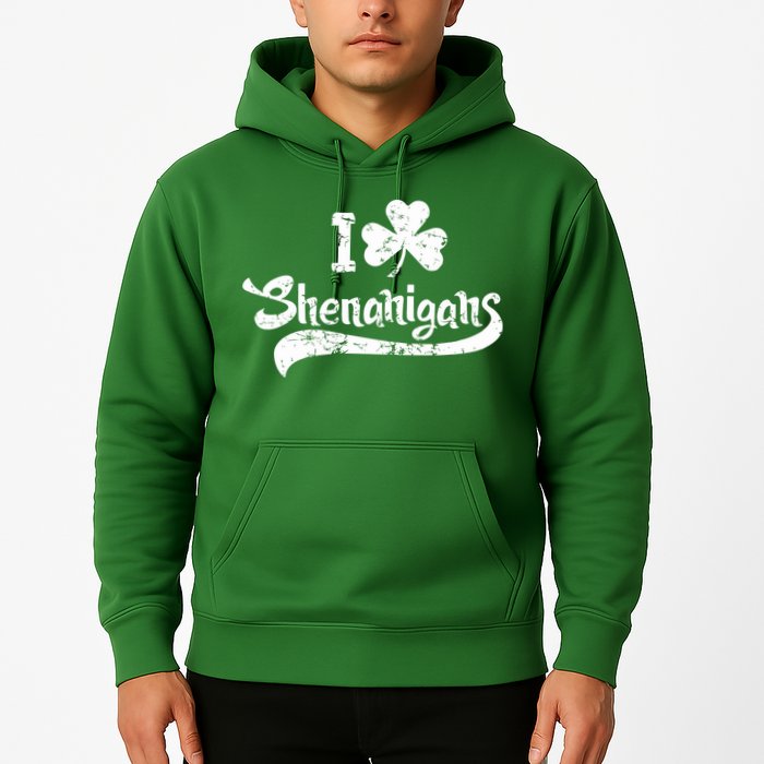 Clover Shenanigans Funny Irish Clover St Saint Patricks Day Hoodie