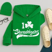 Clover Shenanigans Funny Irish Clover St Saint Patricks Day Hoodie