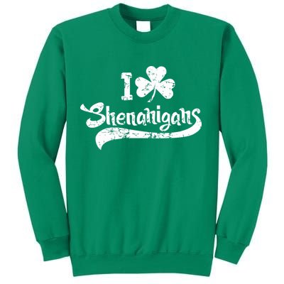 Clover Shenanigans Funny Irish Clover St Saint Patricks Day Sweatshirt
