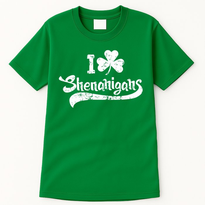 Clover Shenanigans Funny Irish Clover St Saint Patricks Day Tall T-Shirt