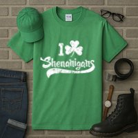 Clover Shenanigans Funny Irish Clover St Saint Patricks Day Tall T-Shirt
