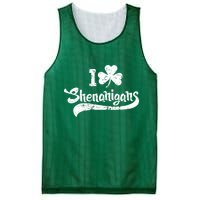 Clover Shenanigans Funny Irish Clover St Saint Patricks Day Mesh Reversible Basketball Jersey Tank