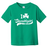 Clover Shenanigans Funny Irish Clover St Saint Patricks Day Toddler T-Shirt