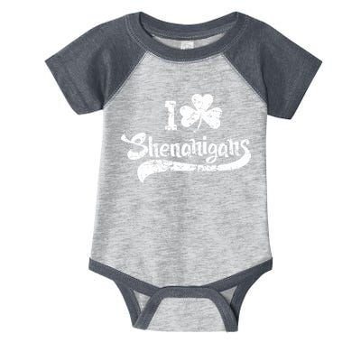 Clover Shenanigans Funny Irish Clover St Saint Patricks Day Infant Baby Jersey Bodysuit