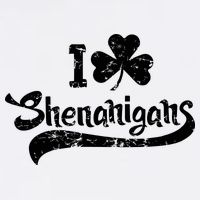 Clover Shenanigans Funny Irish Clover St Saint Patricks Day Garment-Dyed Sweatshirt