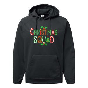 Christmas Squad Family Adult Christmas Pajamas Performance Fleece Hoodie