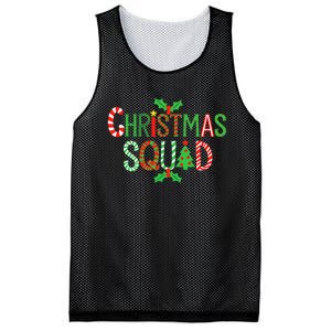 Christmas Squad Family Adult Christmas Pajamas Mesh Reversible Basketball Jersey Tank