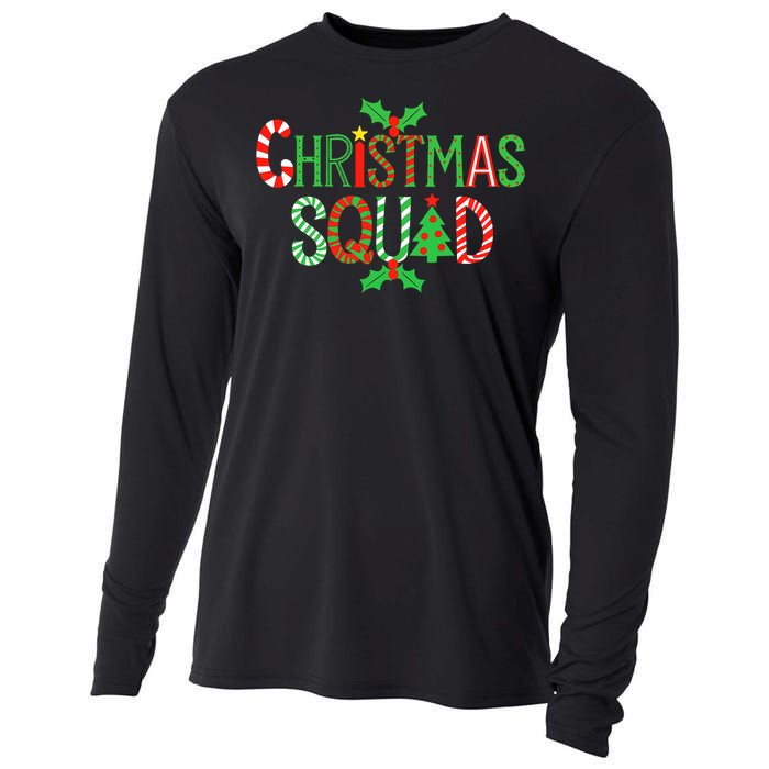 Christmas Squad Family Adult Christmas Pajamas Cooling Performance Long Sleeve Crew