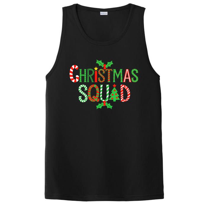 Christmas Squad Family Adult Christmas Pajamas PosiCharge Competitor Tank