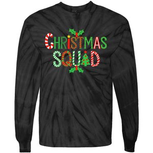 Christmas Squad Family Adult Christmas Pajamas Tie-Dye Long Sleeve Shirt