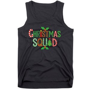 Christmas Squad Family Adult Christmas Pajamas Tank Top