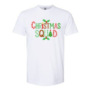 Christmas Squad Family Adult Christmas Pajamas Softstyle CVC T-Shirt