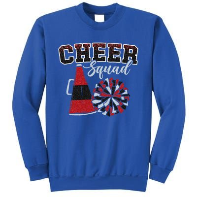 Cheer Squad Funny Cheerleader Cheerleading Red Women Girl Sweatshirt