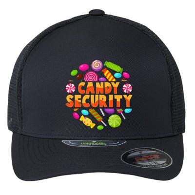 Candy Security Funny Candy Land Costume Candyland Party Flexfit Unipanel Trucker Cap
